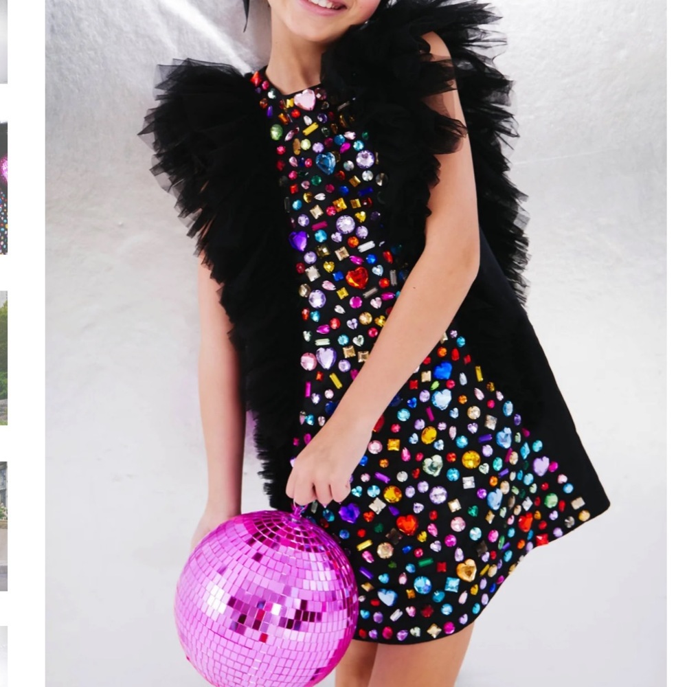 NWOT Lola + the Boys Bejeweled youth sz 8 dress